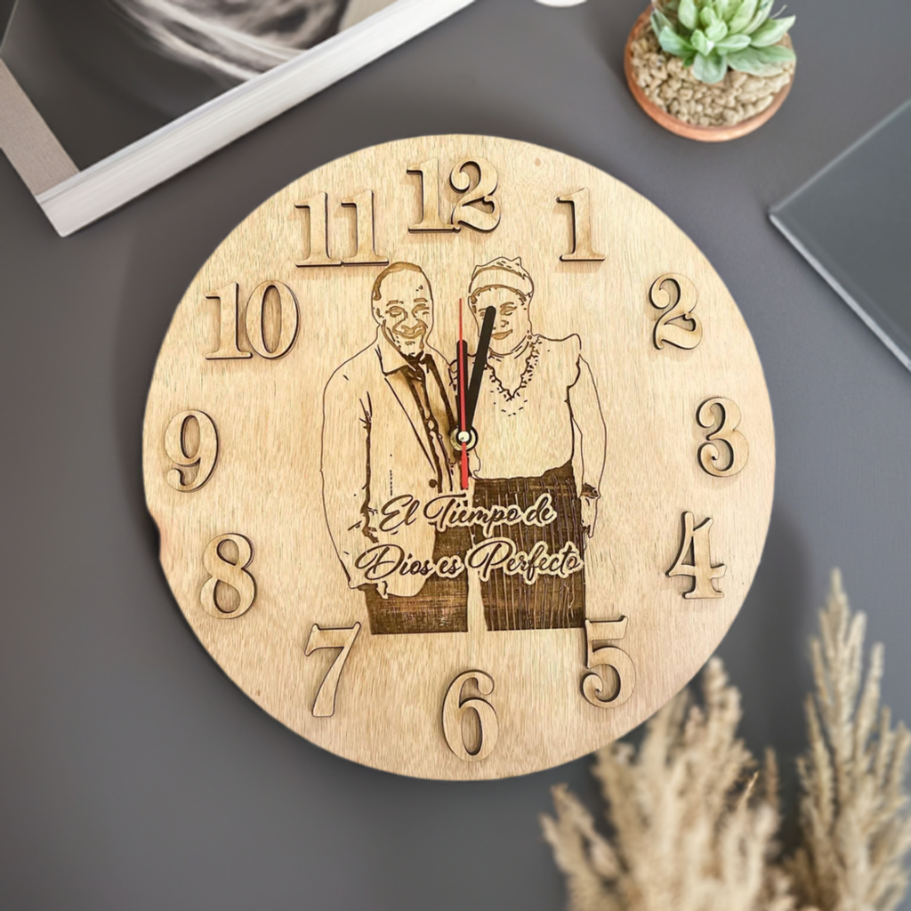 Wooden Clock Customize