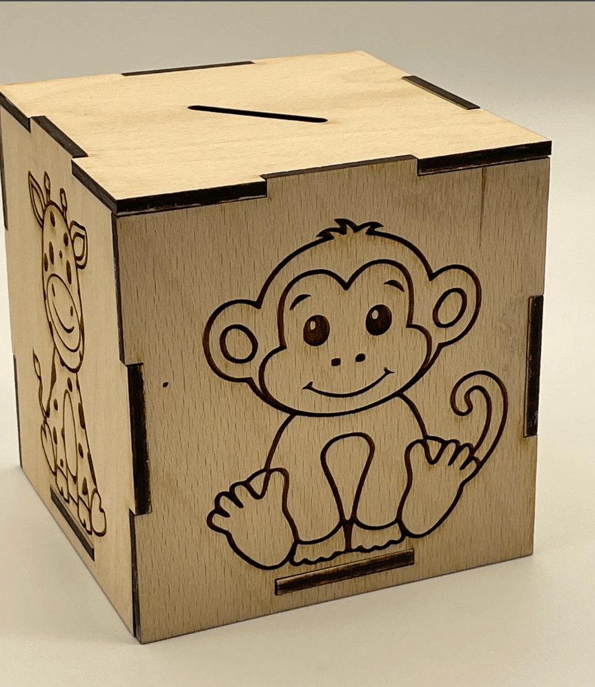 Alcancia personalizada baby shower - Felt Craft RD