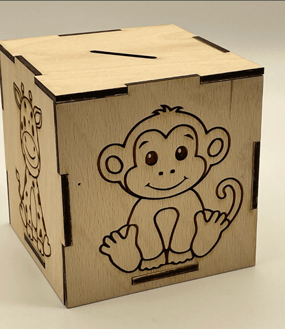 Alcancia personalizada baby shower - Felt Craft RD