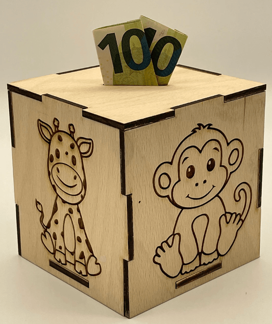 Alcancia personalizada baby shower - Felt Craft RD