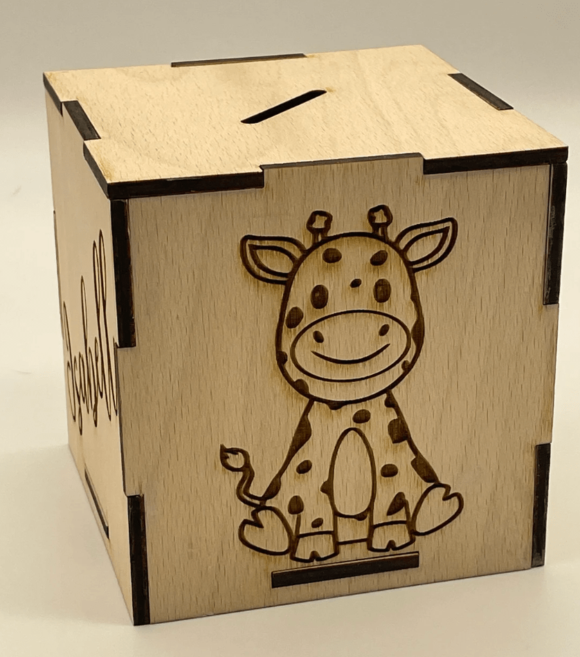 Alcancia personalizada baby shower - Felt Craft RD