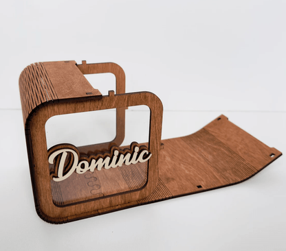 Alcancia personalizada en madera y acrílico a color - Felt Craft RD