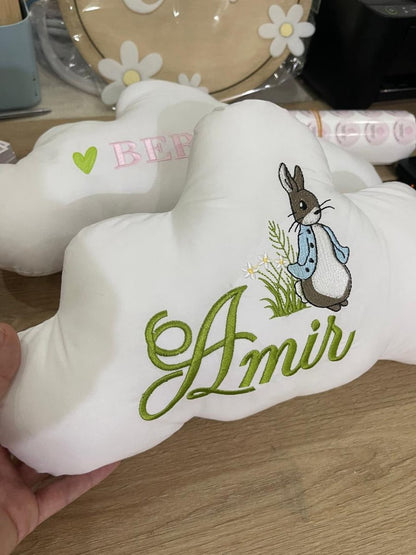 Almohada personalizada con bordado para regalo de niño - Felt Craft RD