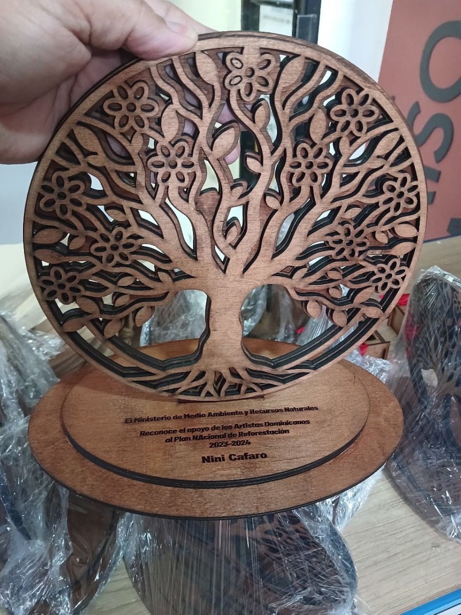 Árbol de vida personalizado para mesa de madera en Santo Domingo - Felt Craft RD