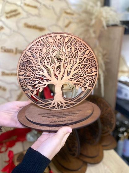 Árbol de vida personalizado para mesa de madera en Santo Domingo - Felt Craft RD