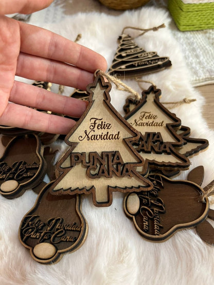 Arbolito navidad decoracion madera - Felt Craft RD