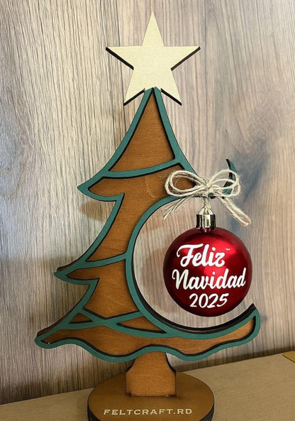 Arbolito navidad personalizado - Felt Craft RD