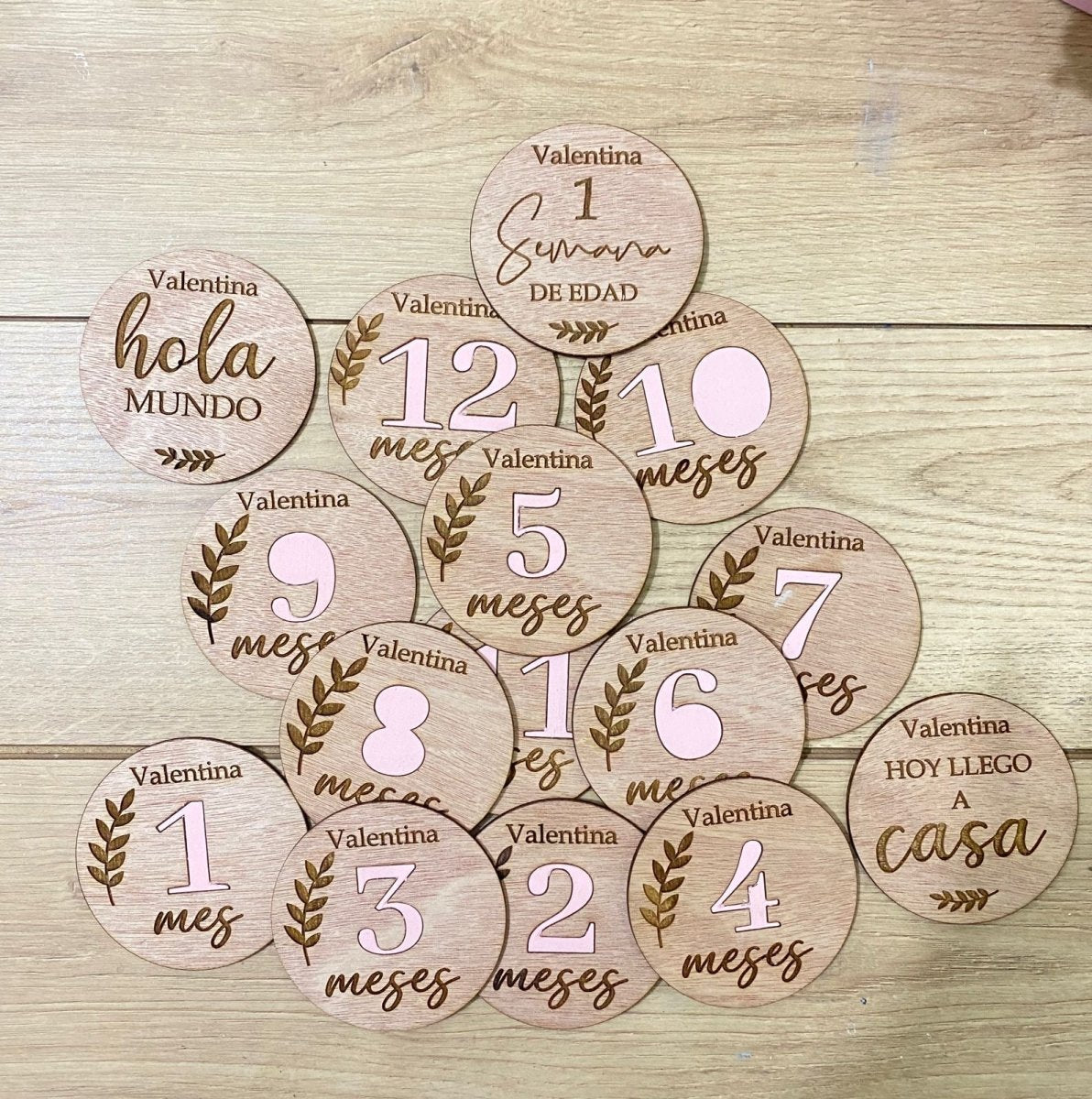 Baby Born Months count tags - Felt Craft RD