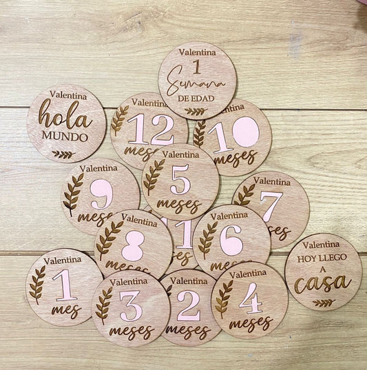 Baby Born Months count tags - Felt Craft RD