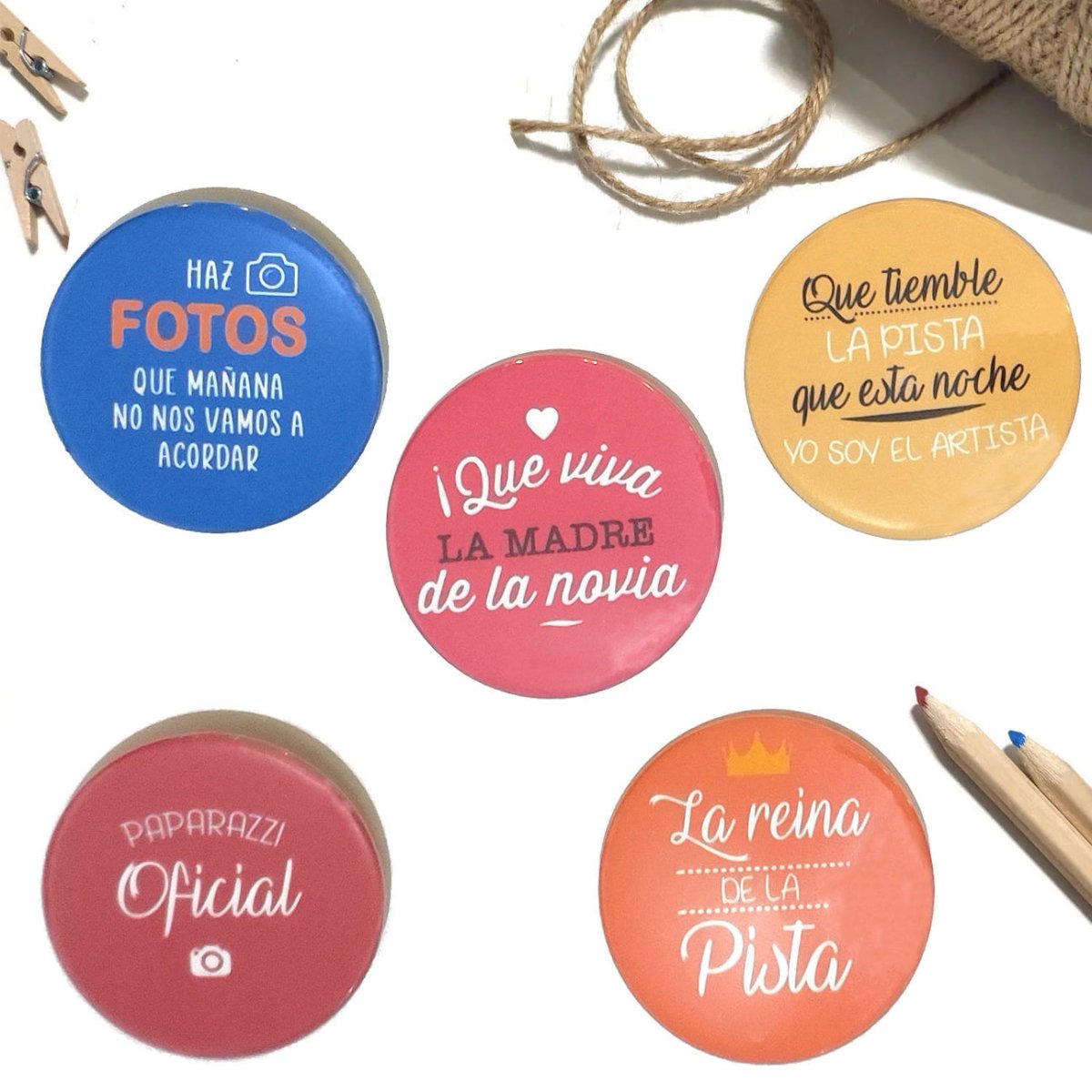 Botones personalizados - Felt Craft RD