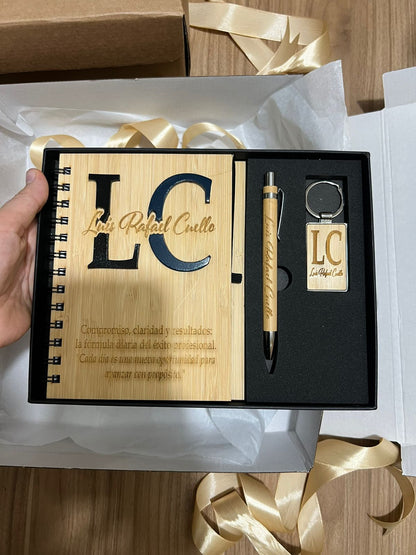 Libretas personalizadas con letras en DTF