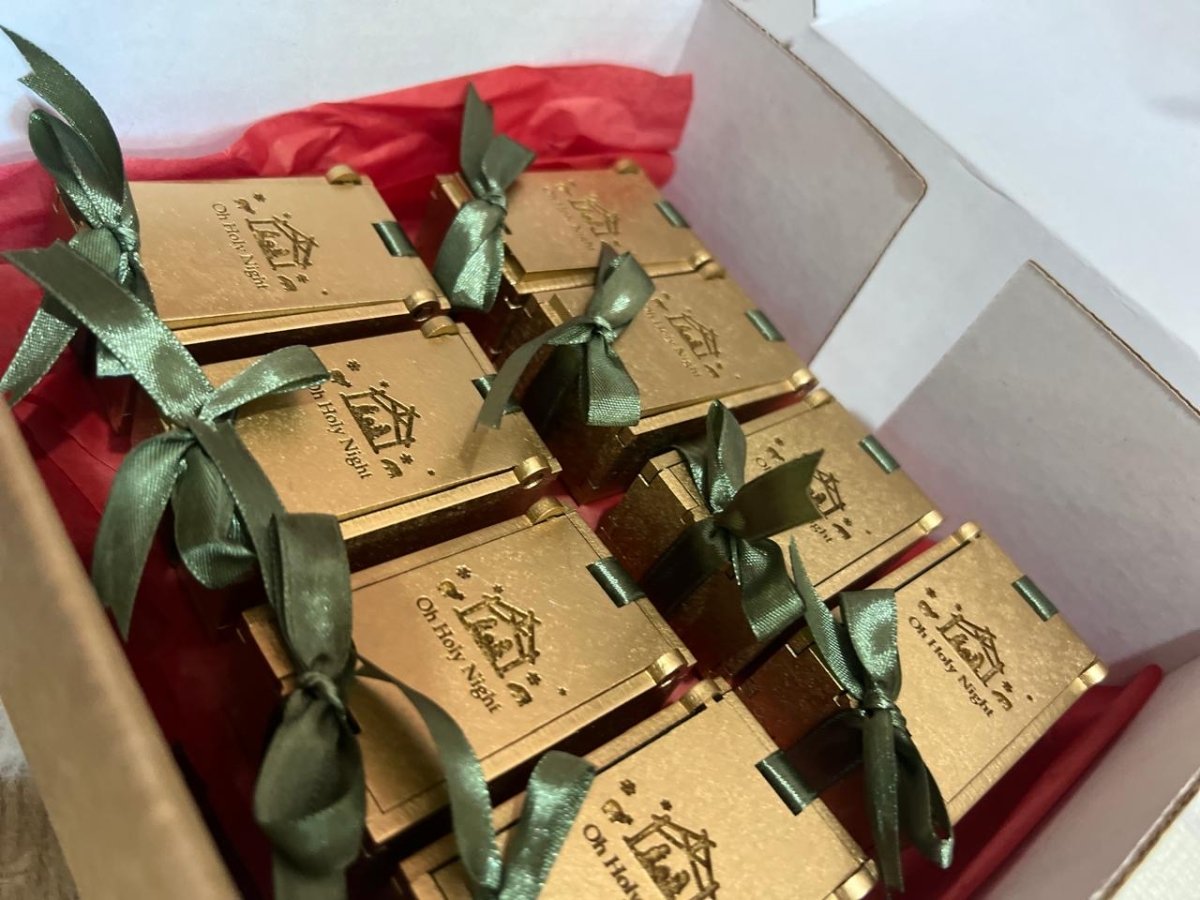 Caja de madera artesanal para regalo o joyas – Feltcraft RD