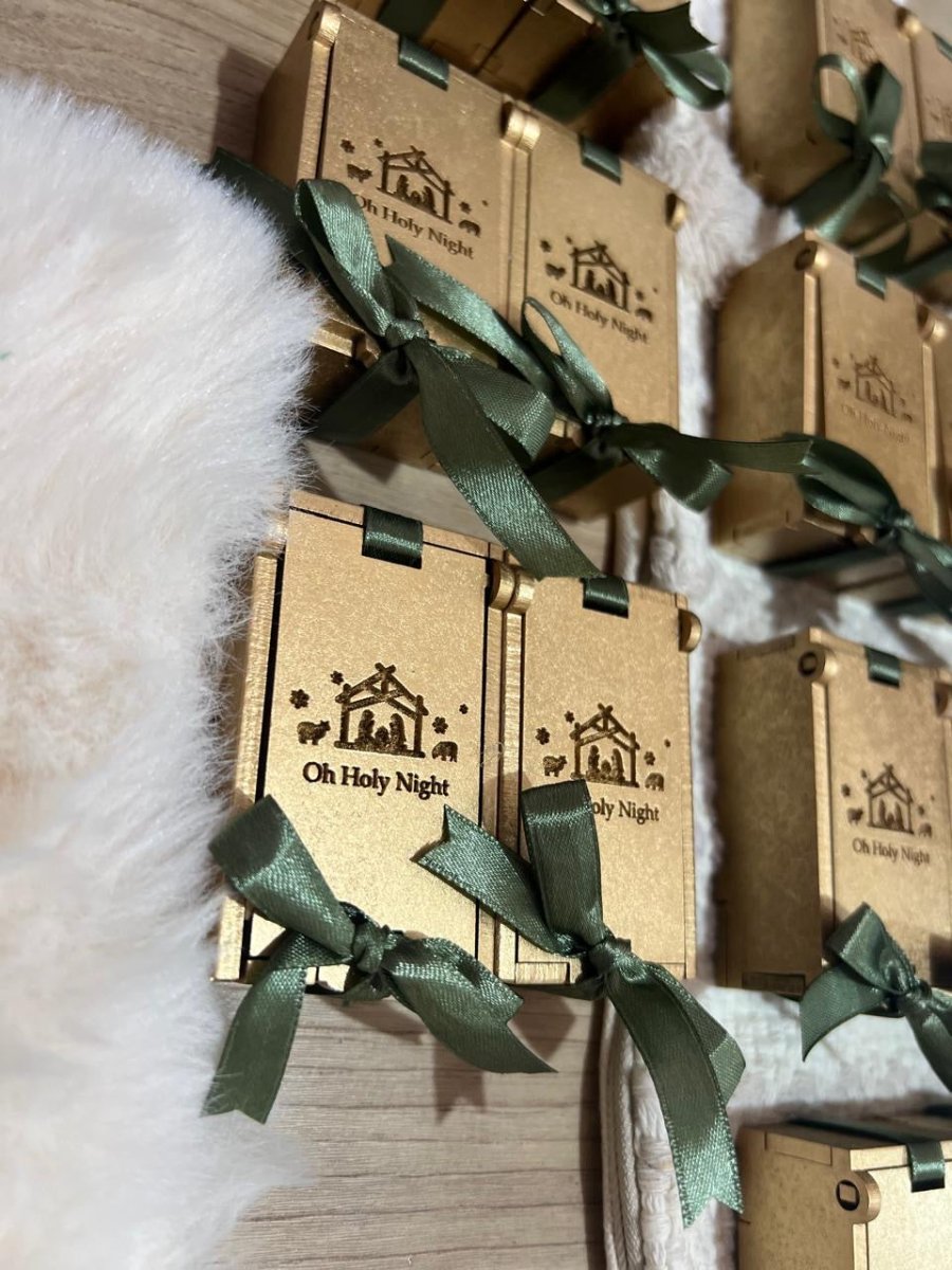 Caja de madera MDF personalizada con logo o nombre – Feltcraft RD