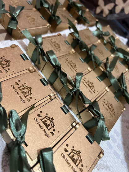 Caja de madera MDF personalizada con logo o nombre – Feltcraft RD