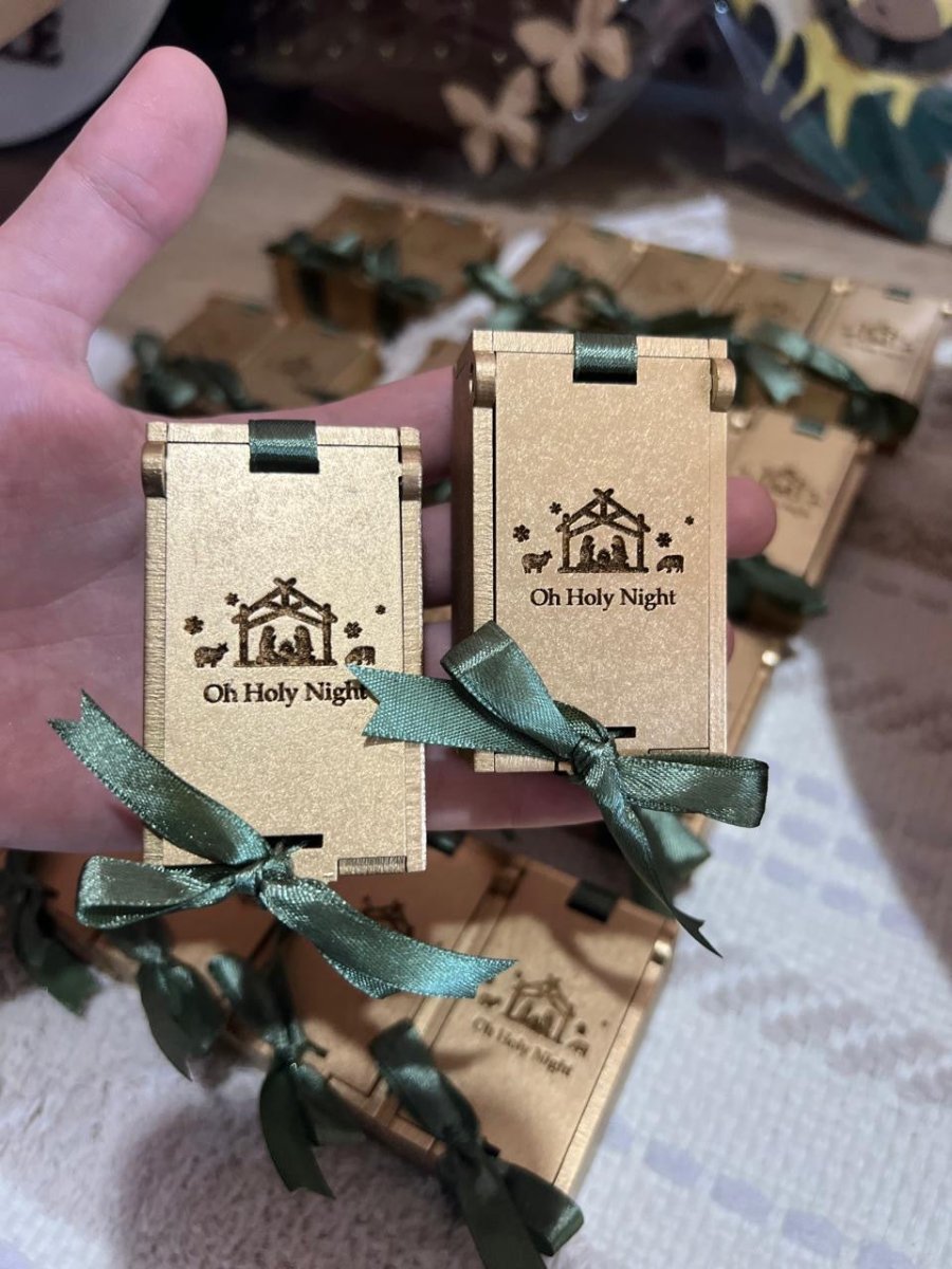 Caja de madera MDF personalizada con logo o nombre – Feltcraft RD