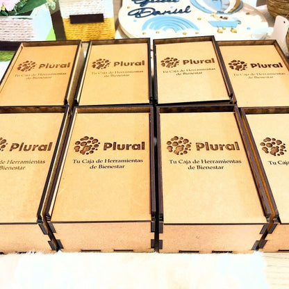 Caja madera personalizada con grabado - Felt Craft RD