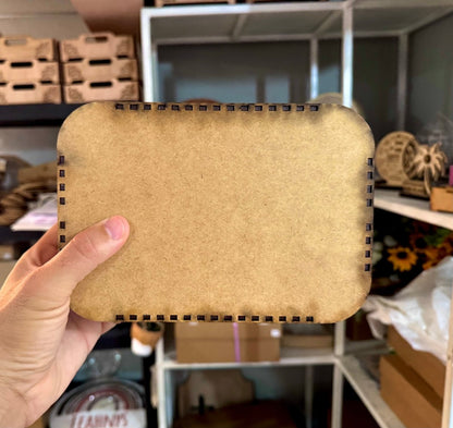 Caja madera tipo cofre personalizada - Felt Craft RD