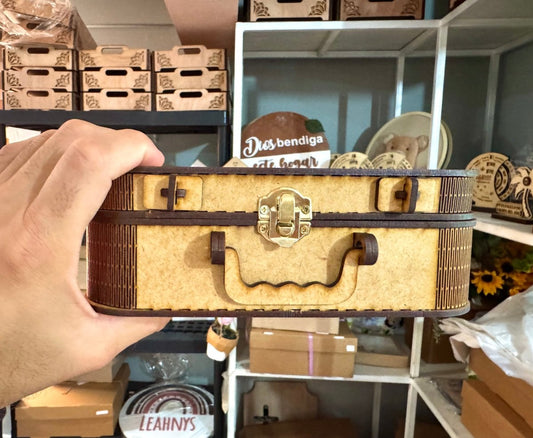 Caja madera tipo cofre personalizada - Felt Craft RD