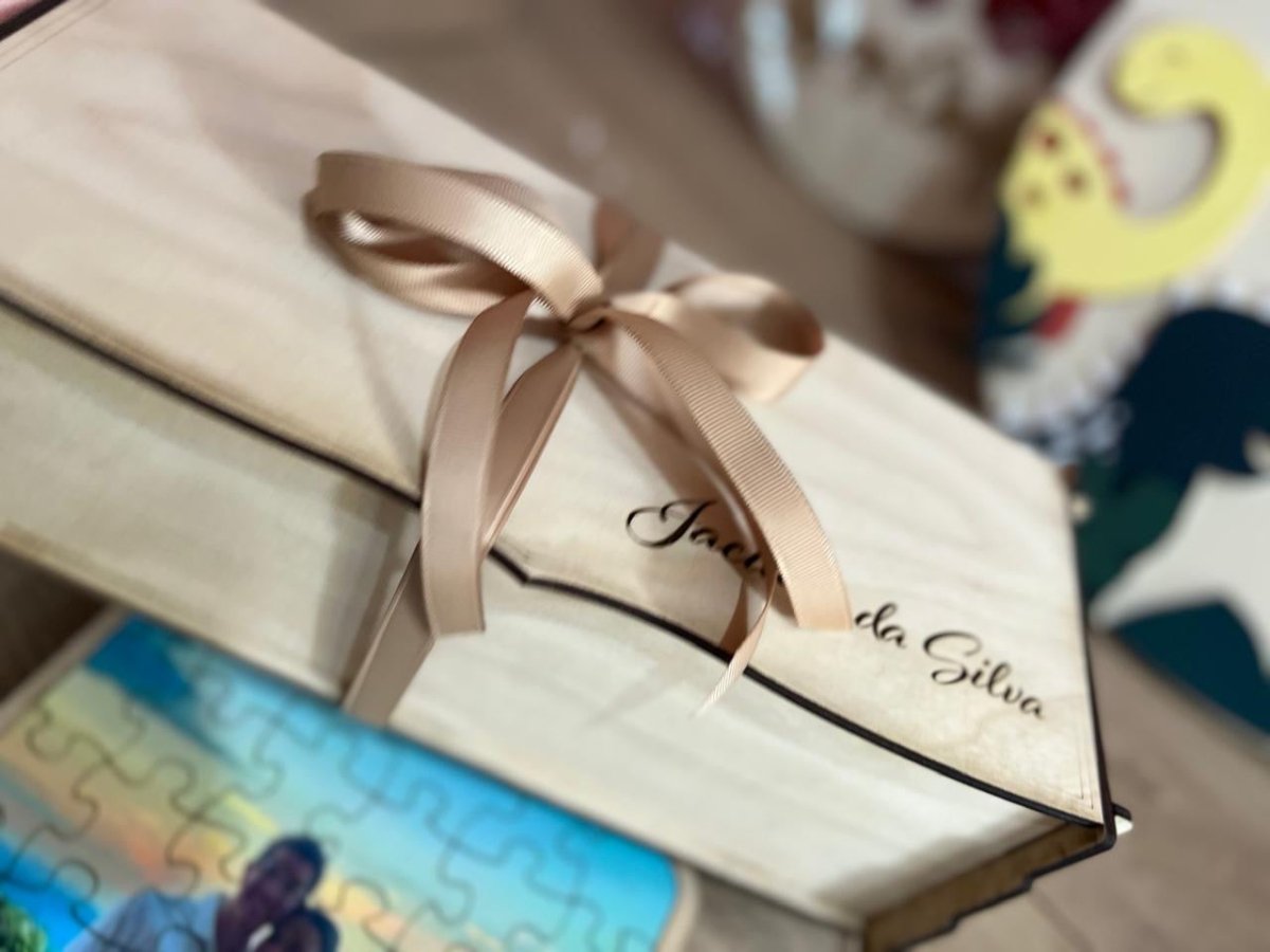 Caja de madera personalizada para regalos elegantes – Feltcraft RD