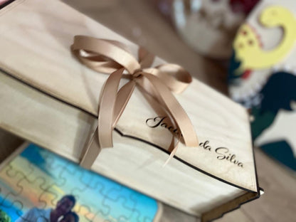 Caja de madera personalizada para regalos elegantes – Feltcraft RD