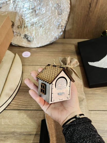 Caja tipo casita personalizada - Felt Craft RD