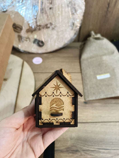 Caja tipo casita personalizada - Felt Craft RD