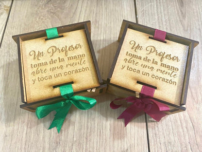 Cajas de madera personalizadas para regalo Santo Domingo - Felt Craft RD