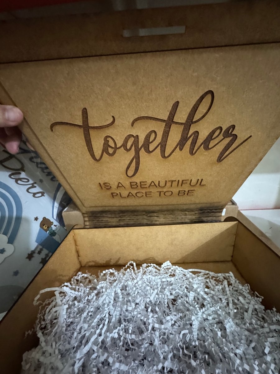 Cajas madera personalizada 12x12x5 - Felt Craft RD