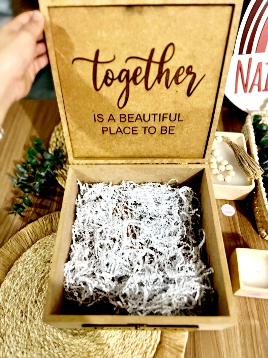 Cajas madera personalizada 12x12x5 - Felt Craft RD