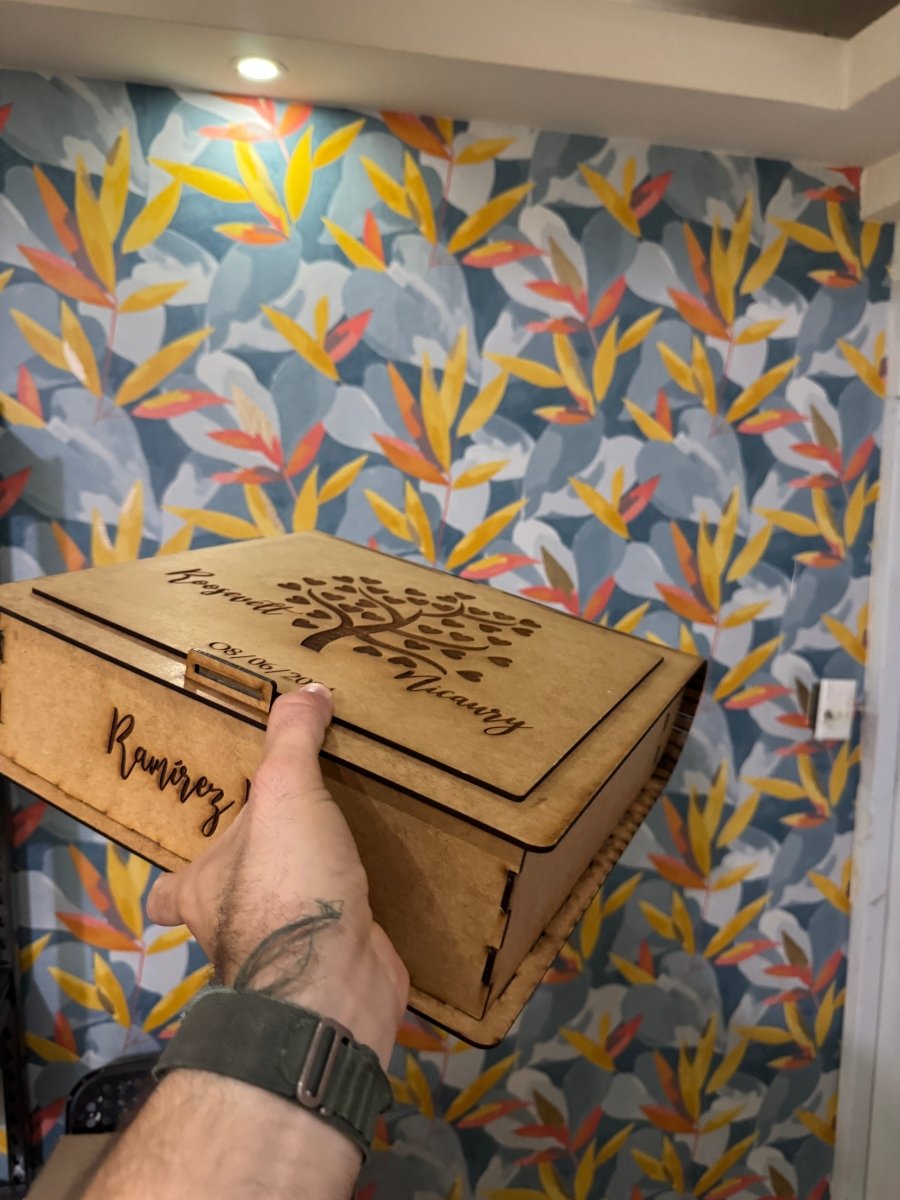 Cajas madera personalizada 12x12x5 - Felt Craft RD