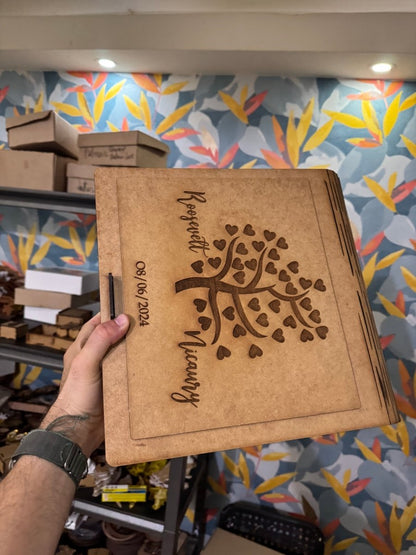 Cajas madera personalizada 12x12x5 - Felt Craft RD