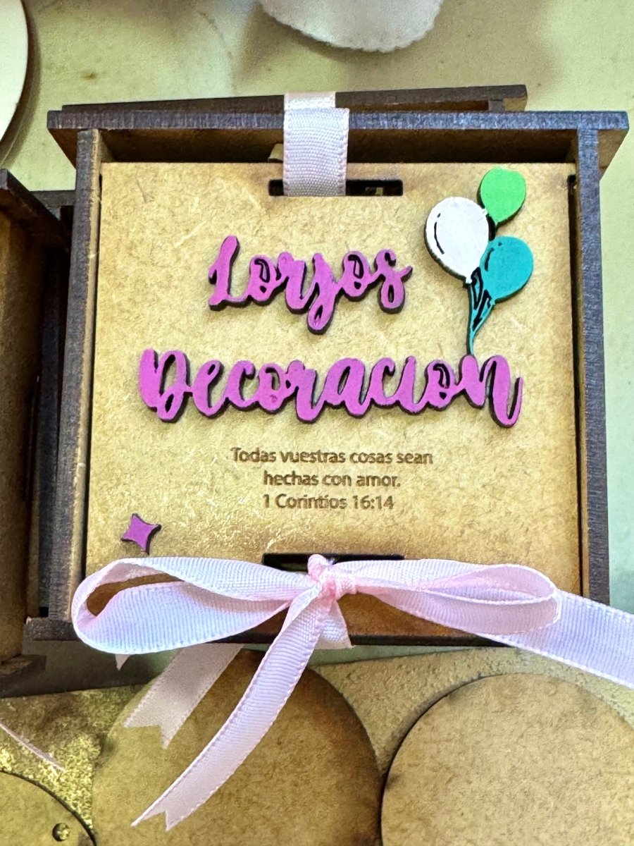 Cajas regalos madera personalizada - Felt Craft RD