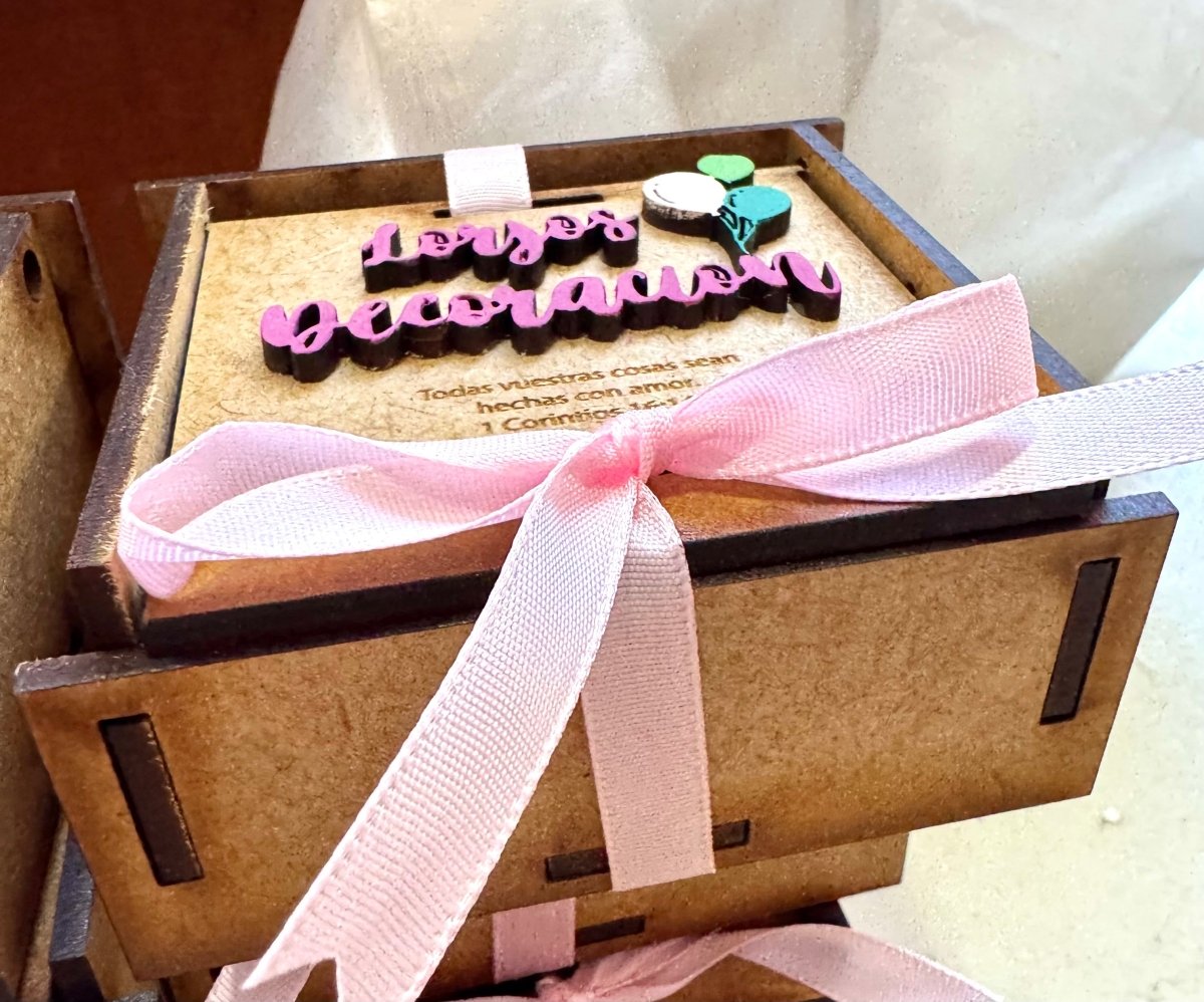 Cajas regalos madera personalizada - Felt Craft RD