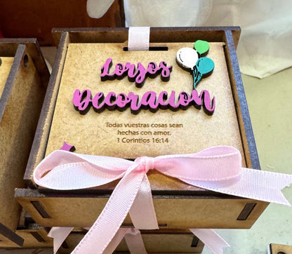 Cajas regalos madera personalizada - Felt Craft RD