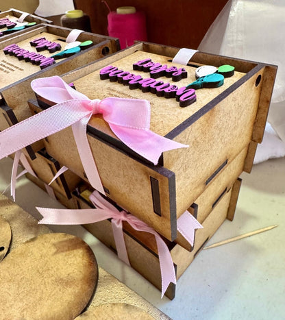 Cajas regalos madera personalizada - Felt Craft RD