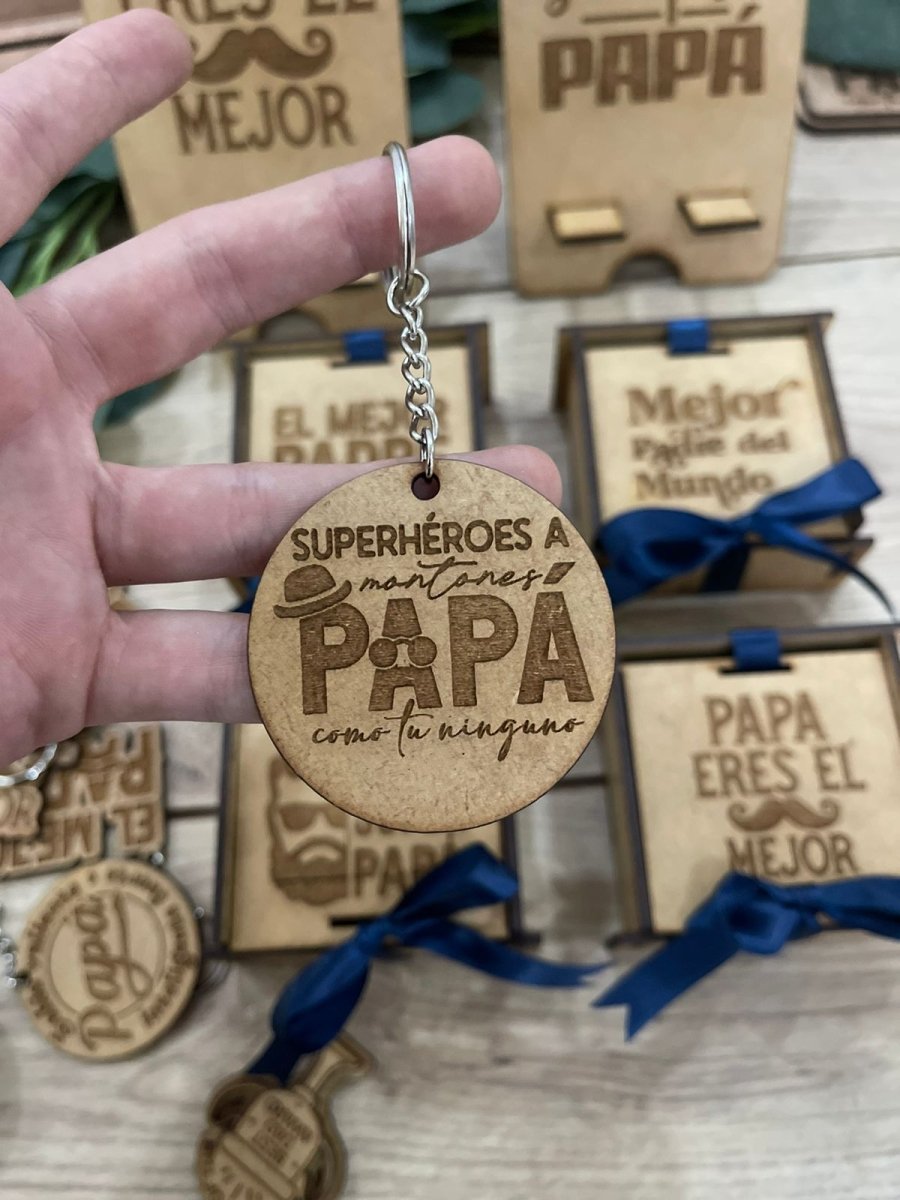 Cajita para regalo del día del padre personalizada de madera - Felt Craft RD