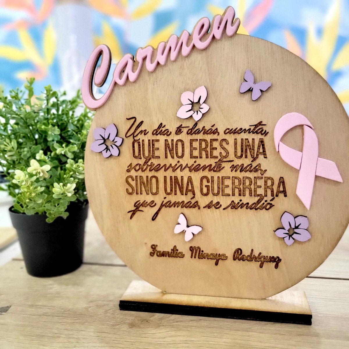 Calendario madera personalizado - Felt Craft RD