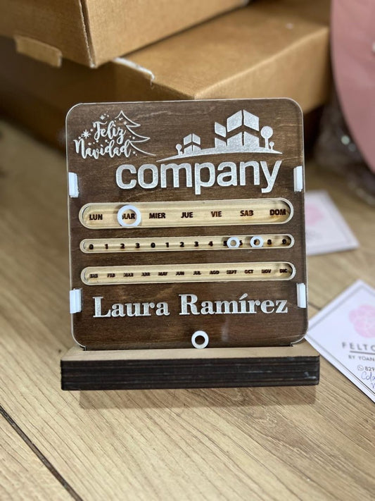 Calendario personalizado Acrilico - Felt Craft RD