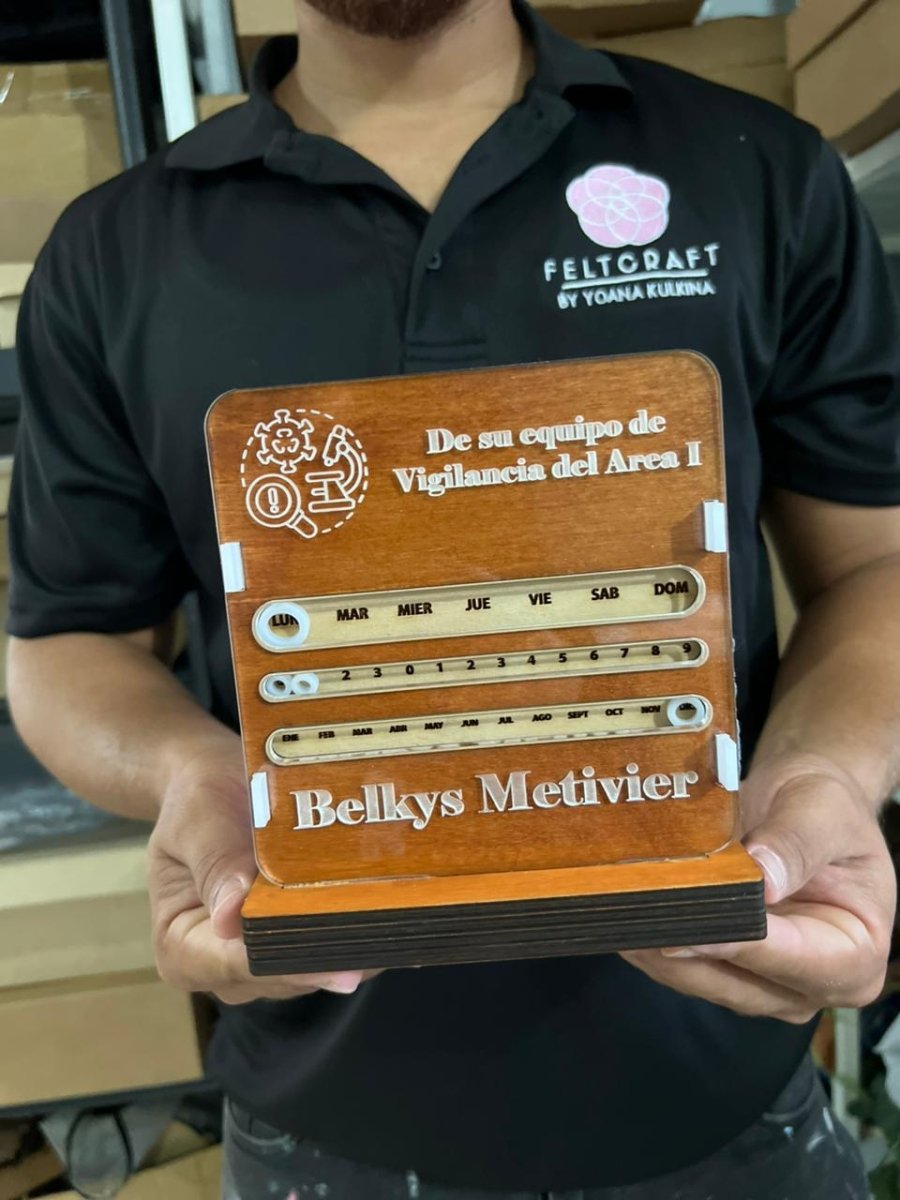 Calendario personalizado Acrilico - Felt Craft RD