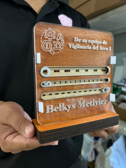 Calendario personalizado Acrilico - Felt Craft RD