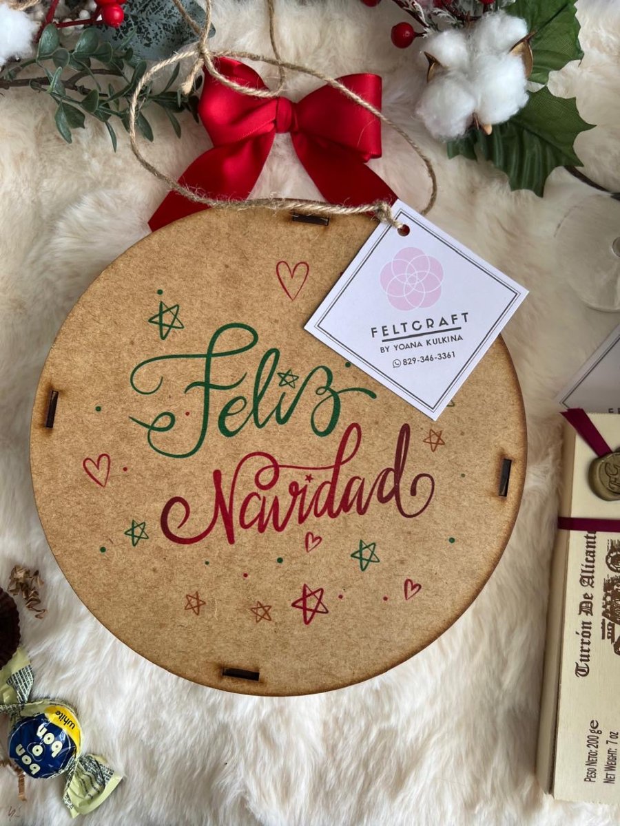 Canasta Navidad personalizada - Felt Craft RD