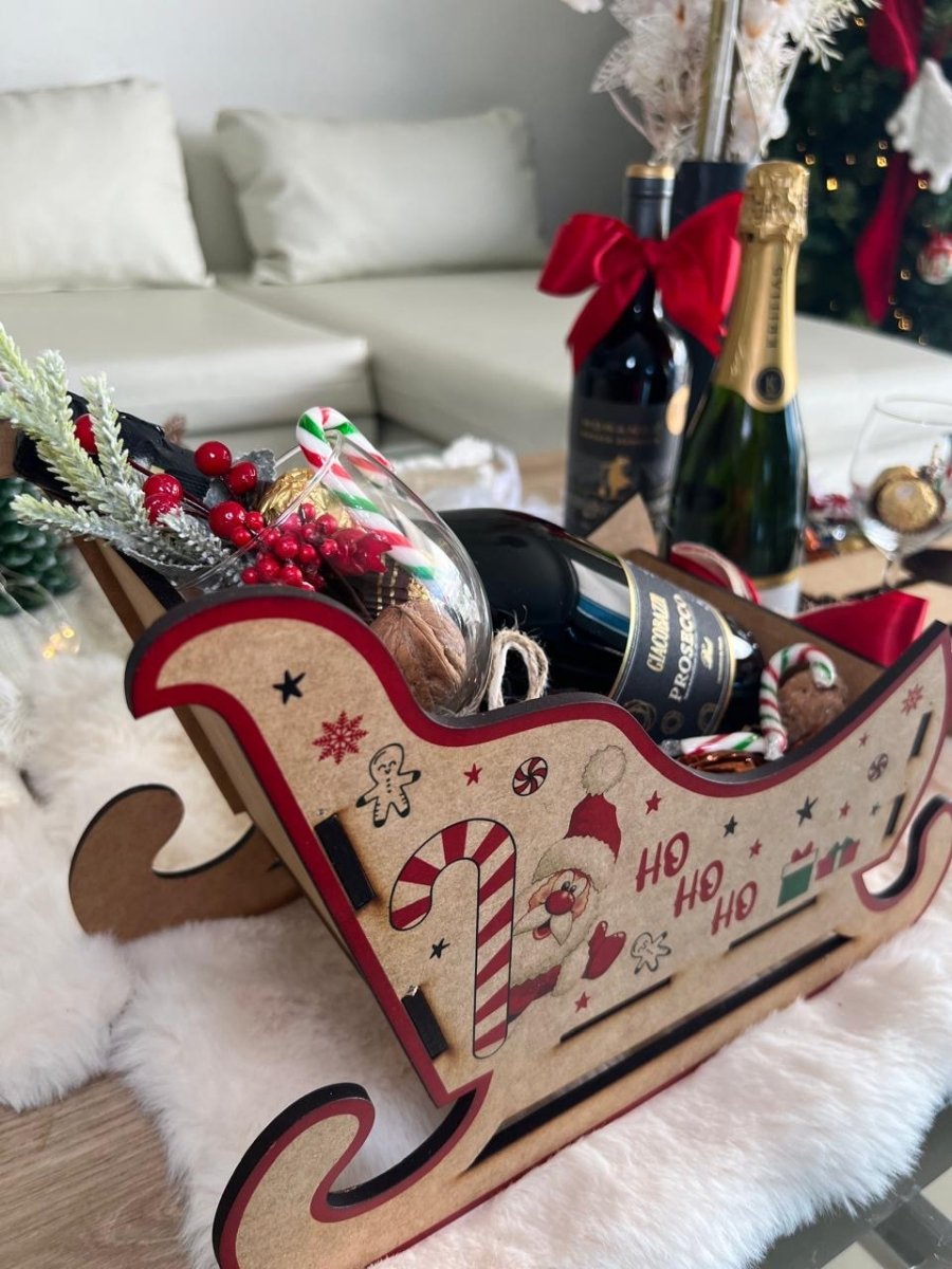 Canasta navideña para regalos corporativos – Feltcraft RD