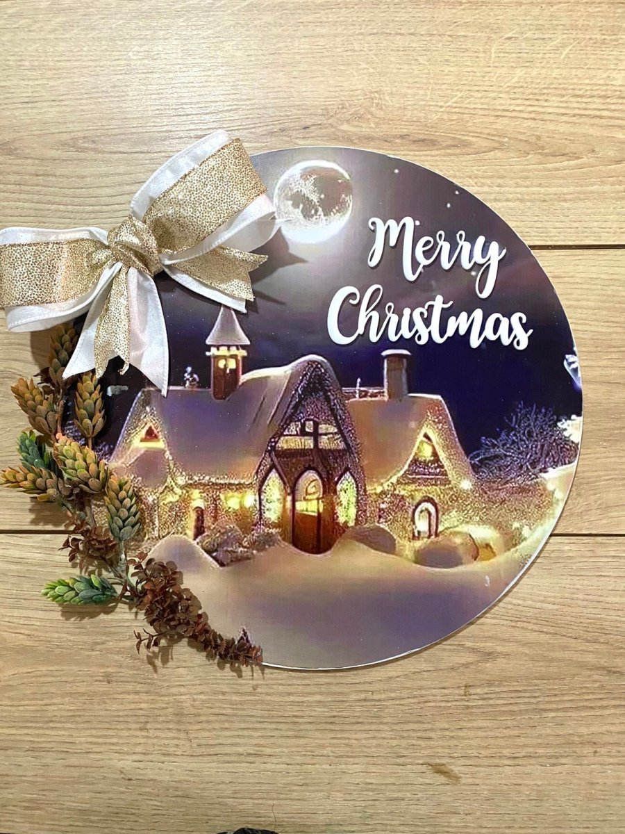 Christmas Printed Graphic Wall Decor - Felt Craft RD