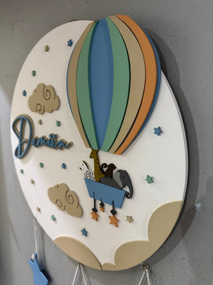 Colgante baby shower pared globo aeroestatico - Felt Craft RD
