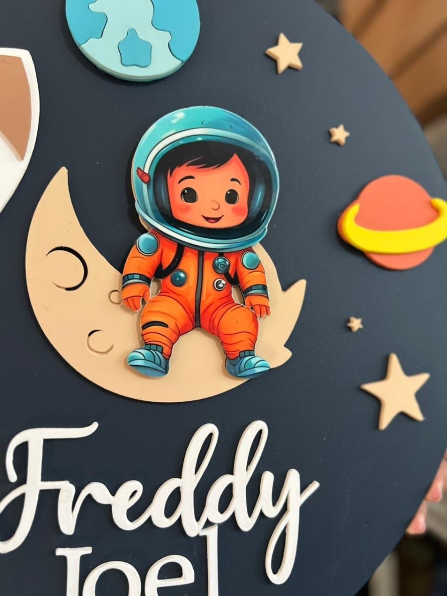 Colgante bebe diseno en cohete - Felt Craft RD