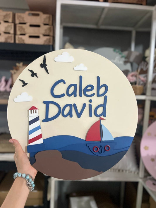 Colgante bebe para puerta marinero - Felt Craft RD