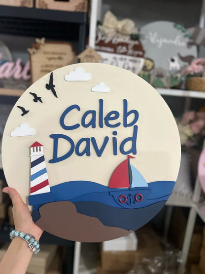 Colgante bebe para puerta marinero - Felt Craft RD