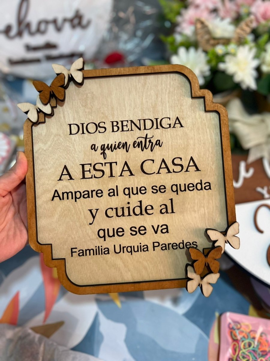 Colgante cristiano en madera - Felt Craft RD