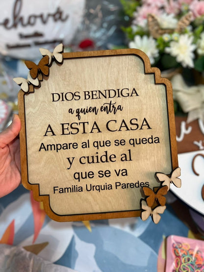 Colgante cristiano en madera - Felt Craft RD