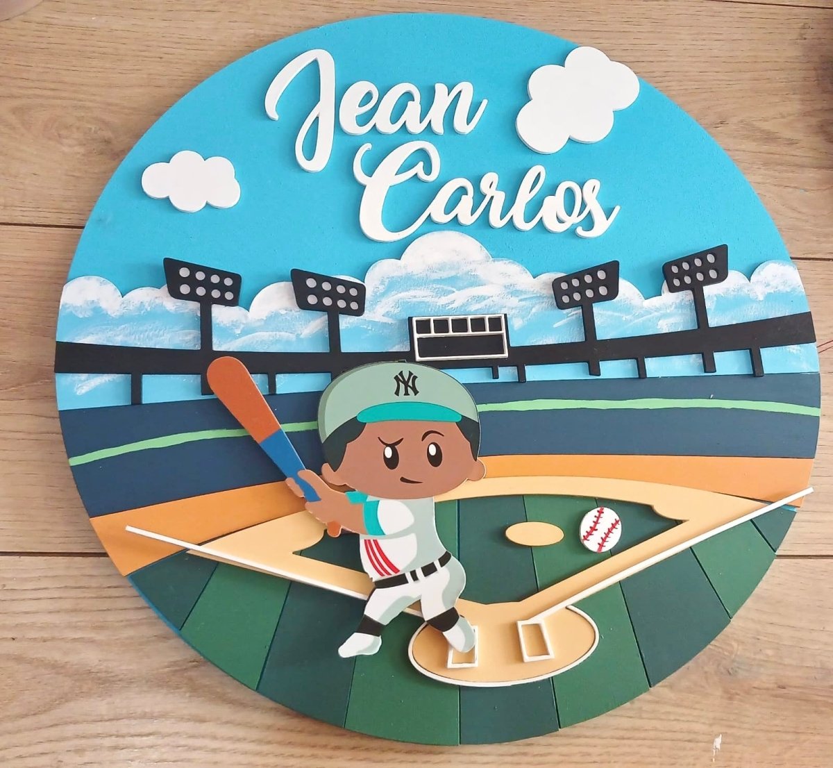 Colgante de baseball decoracion de habitacion - Felt Craft RD